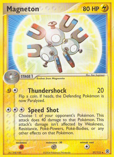 Magneton (27/112) [EX: FireRed & LeafGreen] | L.A. Mood Comics and Games