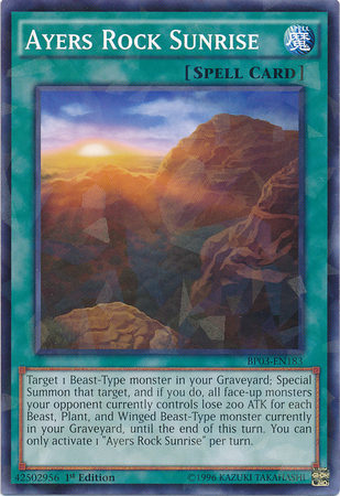 Ayers Rock Sunrise [BP03-EN183] Shatterfoil Rare | L.A. Mood Comics and Games