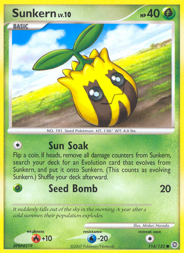Sunkern (114/132) [Diamond & Pearl: Secret Wonders] | L.A. Mood Comics and Games