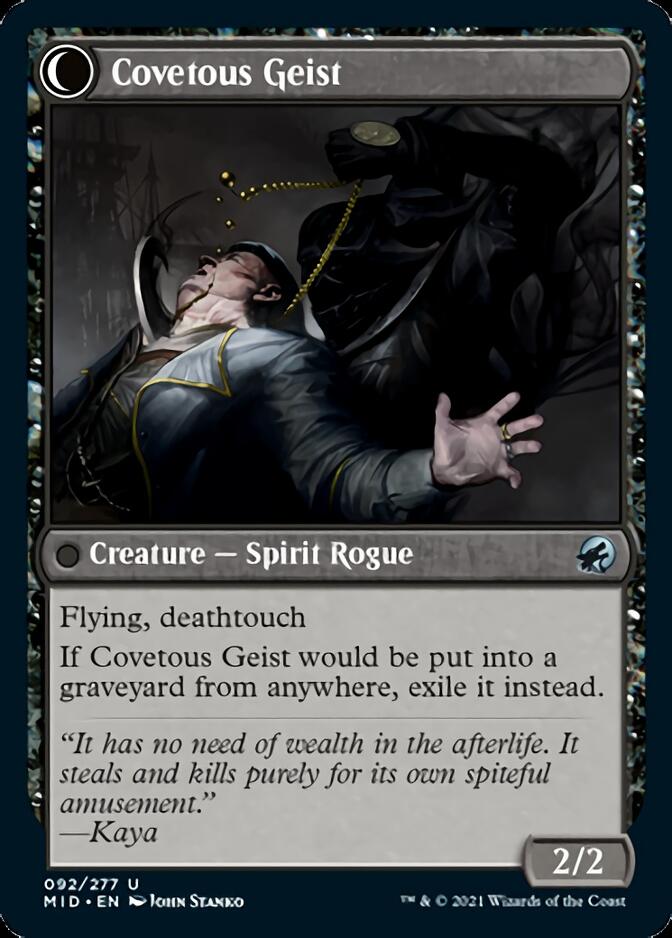 Covert Cutpurse // Covetous Geist [Innistrad: Midnight Hunt] | L.A. Mood Comics and Games