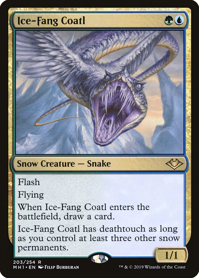 Ice-Fang Coatl [Modern Horizons] | L.A. Mood Comics and Games