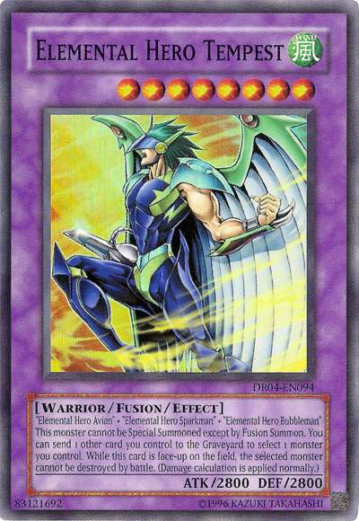 Elemental Hero Tempest [DR04-EN094] Super Rare | L.A. Mood Comics and Games