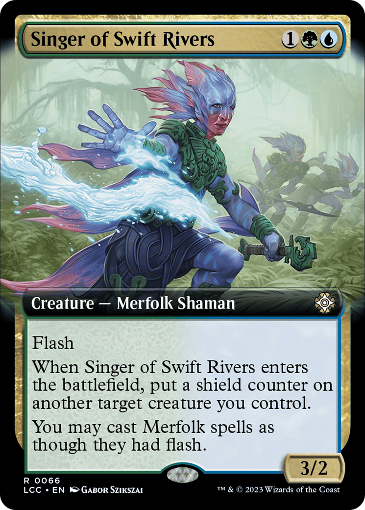 Singer of Swift Rivers (Extended Art) [The Lost Caverns of Ixalan Commander] | L.A. Mood Comics and Games