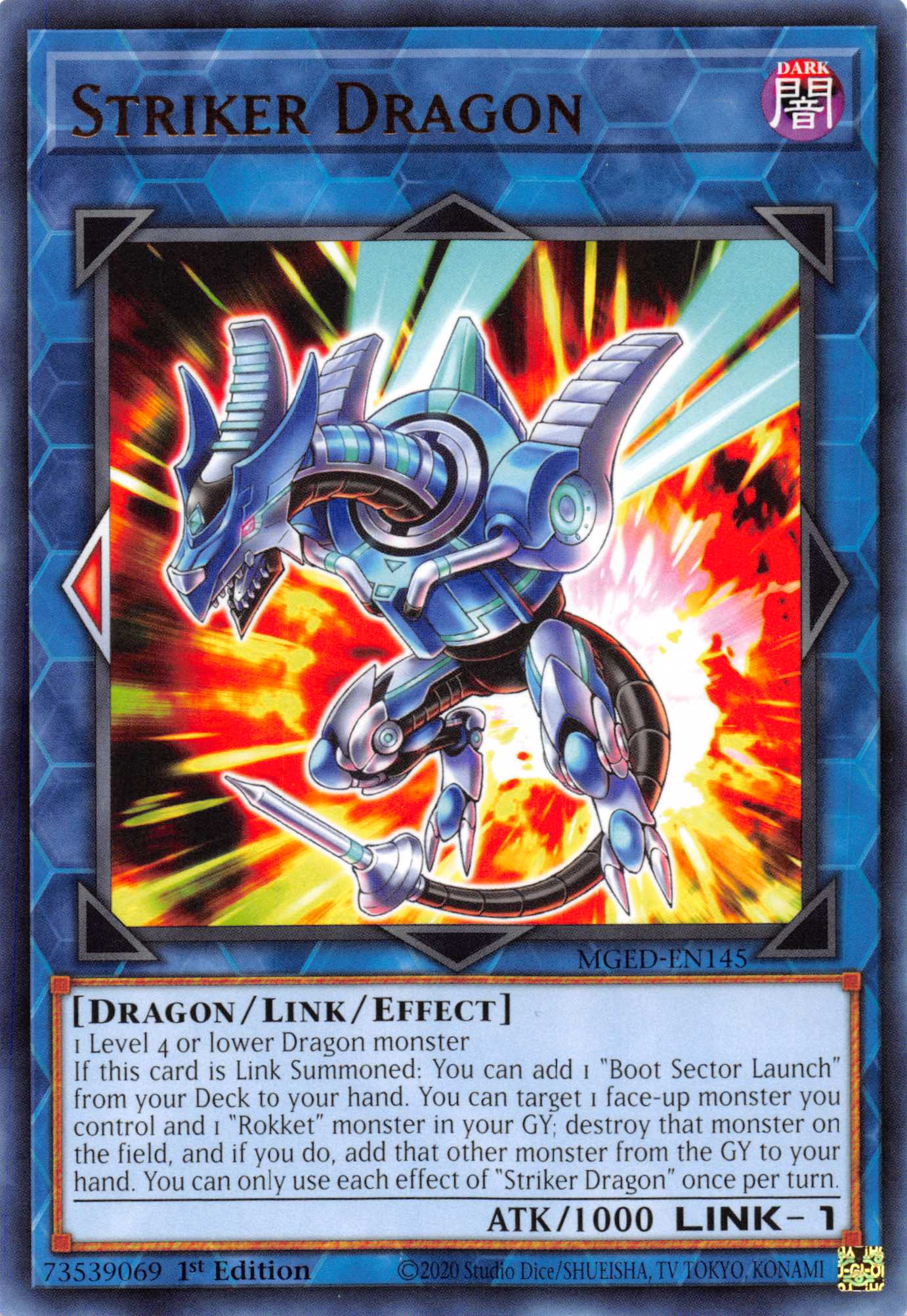 Striker Dragon [MGED-EN145] Rare | L.A. Mood Comics and Games