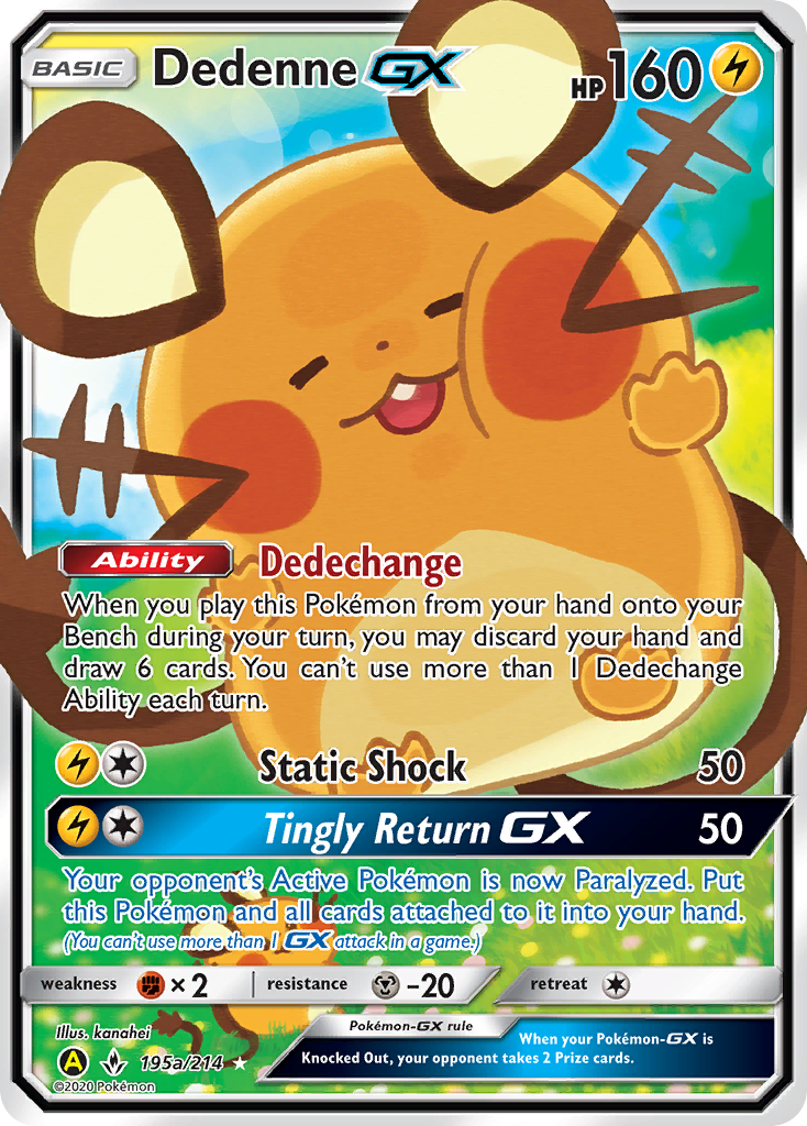 Dedenne GX (195a/214) [Alternate Art Promos] | L.A. Mood Comics and Games