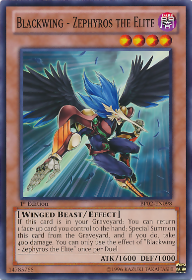 Blackwing - Zephyros the Elite [BP02-EN098] Common | L.A. Mood Comics and Games