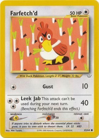 Farfetch'd (43/64) [Neo Revelation Unlimited] | L.A. Mood Comics and Games