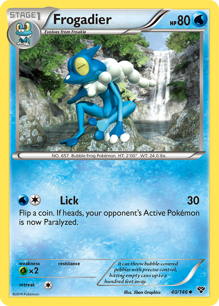 Frogadier (40/146) [XY: Base Set] | L.A. Mood Comics and Games