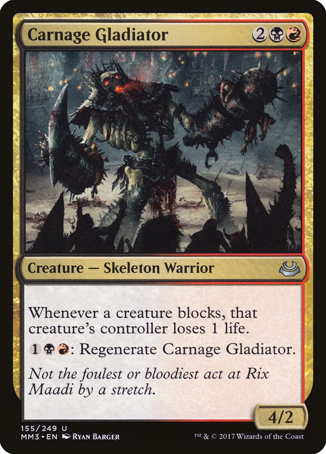 Carnage Gladiator [Modern Masters 2017] | L.A. Mood Comics and Games