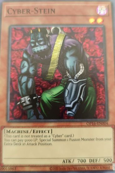yugioh card cyber stein Cyber-Stein - Shonen Jump Championship Series Promos - YuGiOh