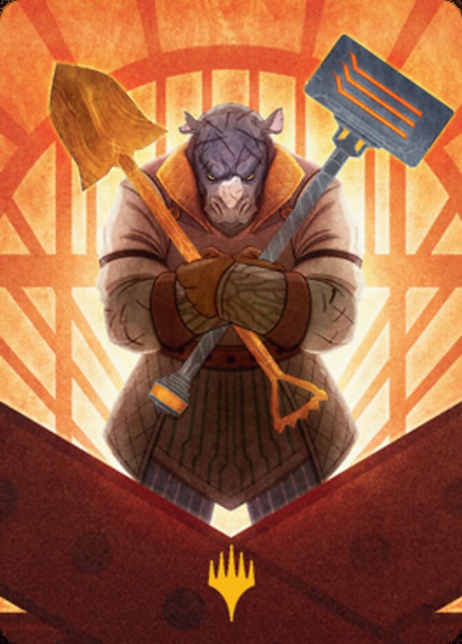 Mr. Orfeo, the Boulder Art Card (Gold-Stamped Signature) [Streets of New Capenna Art Series] | L.A. Mood Comics and Games