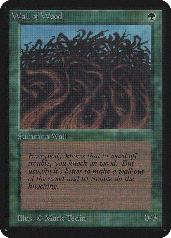 Wall of Wood [Alpha Edition] | L.A. Mood Comics and Games