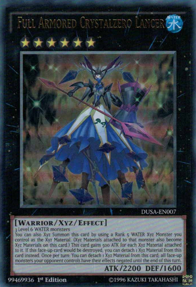 Full Armored Crystalzero Lancer [DUSA-EN007] Ultra Rare | L.A. Mood Comics and Games