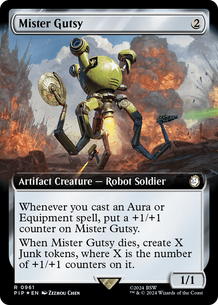 Mister Gutsy (Extended Art) (Surge Foil) [Fallout] | L.A. Mood Comics and Games