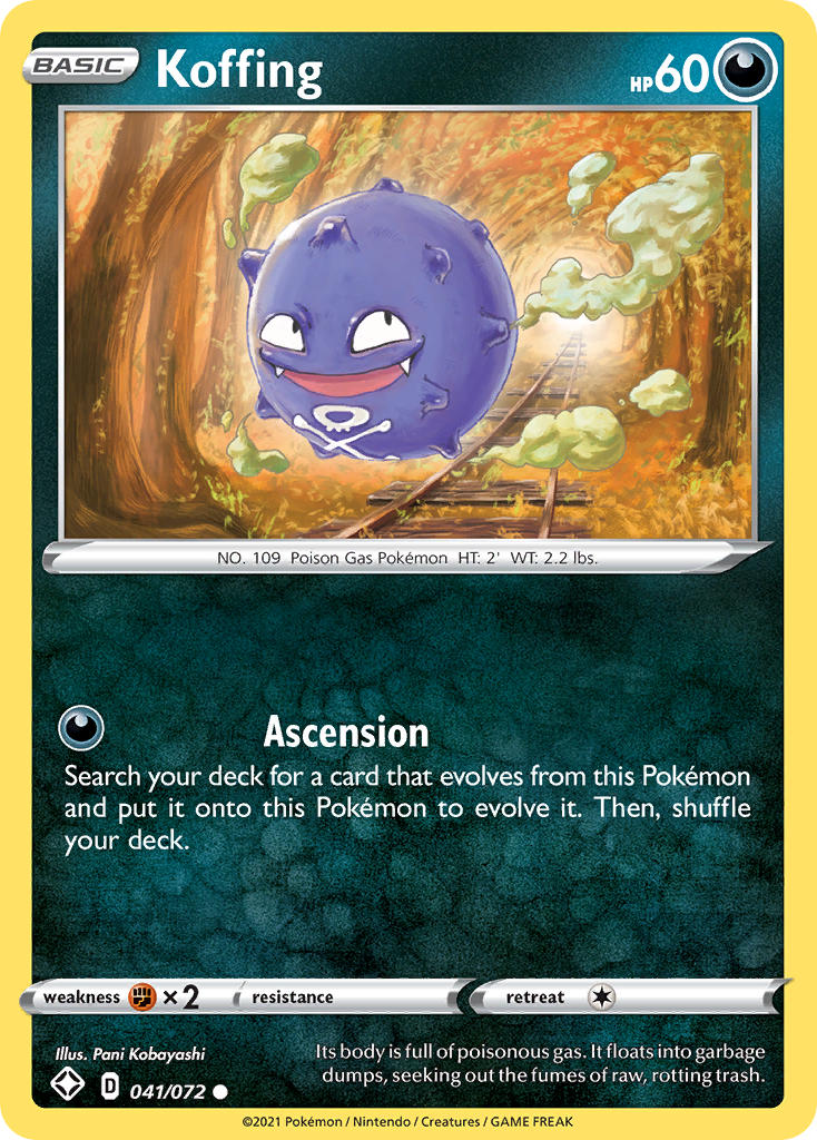 Koffing (041/072) [Sword & Shield: Shining Fates] | L.A. Mood Comics and Games