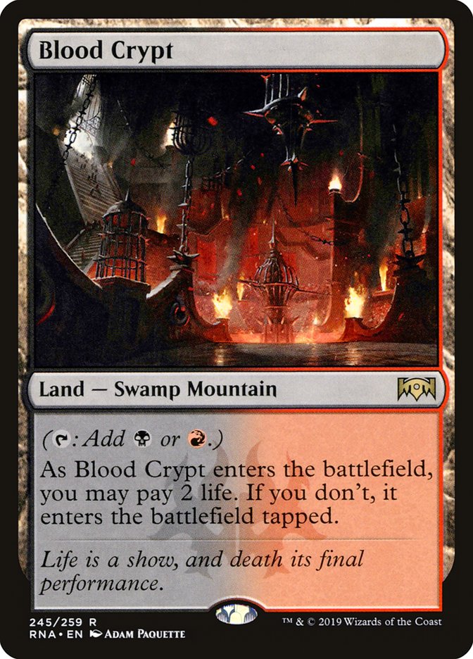 Blood Crypt [Ravnica Allegiance] | L.A. Mood Comics and Games