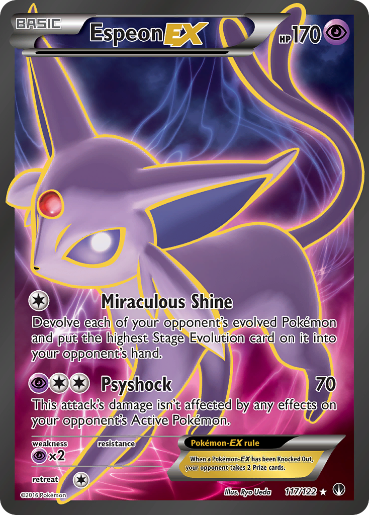 Espeon EX (117/122) [XY: BREAKpoint] | L.A. Mood Comics and Games