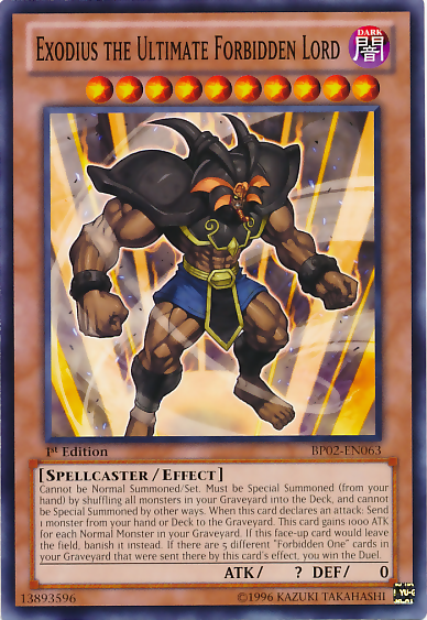 Exodius the Ultimate Forbidden Lord [BP02-EN063] Mosaic Rare | L.A. Mood Comics and Games