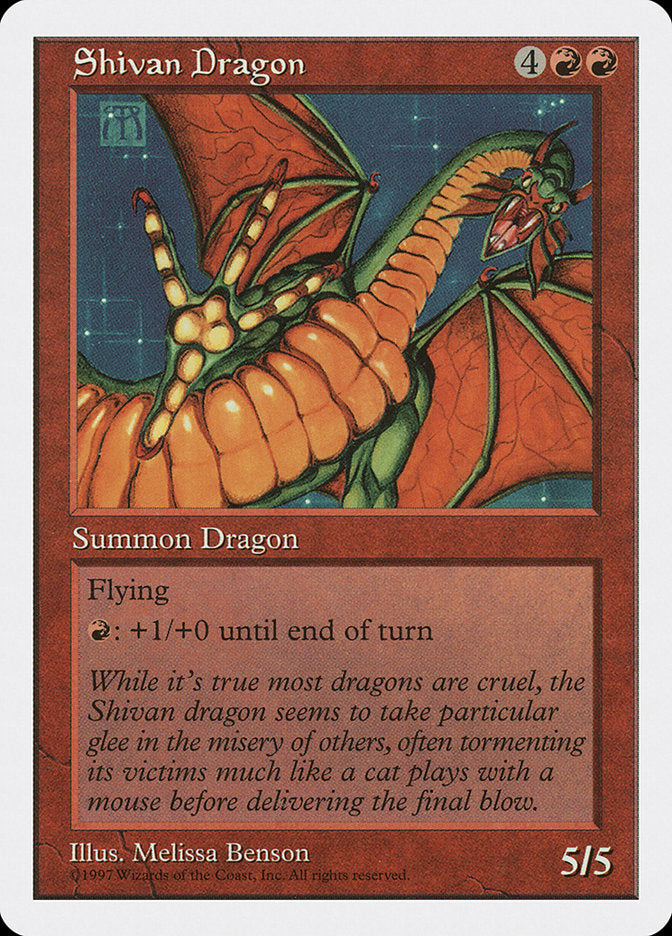 Shivan Dragon [Fifth Edition] | L.A. Mood Comics and Games