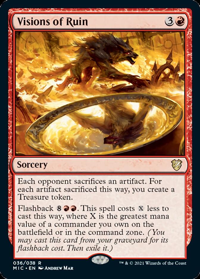 Visions of Ruin [Innistrad: Midnight Hunt Commander] | L.A. Mood Comics and Games
