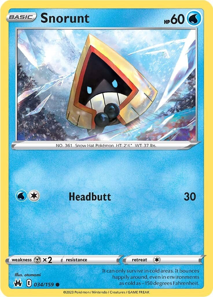 Snorunt (034/159) [Sword & Shield: Crown Zenith] | L.A. Mood Comics and Games