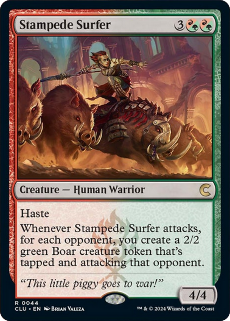 Stampede Surfer [Ravnica: Clue Edition] | L.A. Mood Comics and Games