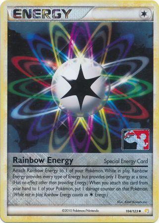 Rainbow Energy (104/123) (League Promo) [HeartGold & SoulSilver: Base Set] | L.A. Mood Comics and Games