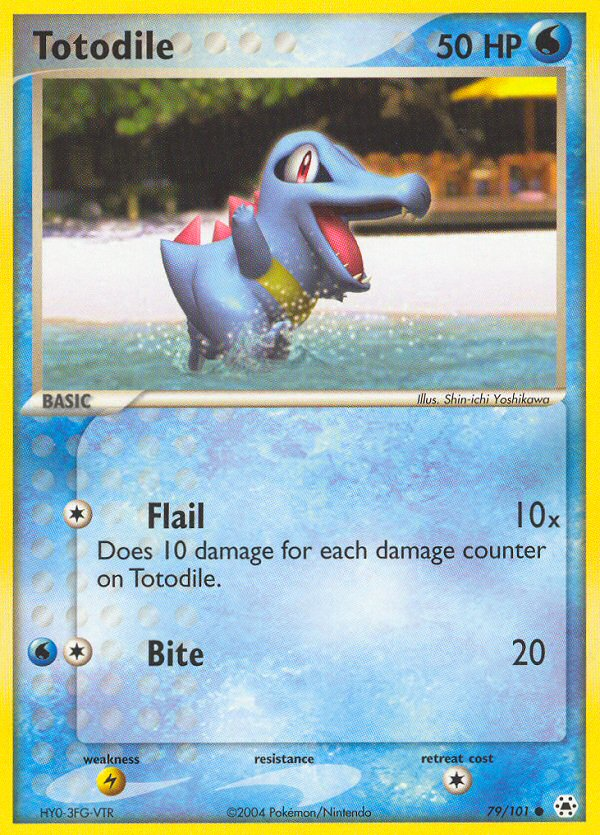 Totodile (79/101) [EX: Hidden Legends] | L.A. Mood Comics and Games