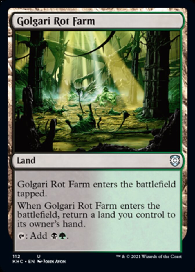 Golgari Rot Farm [Kaldheim Commander] | L.A. Mood Comics and Games