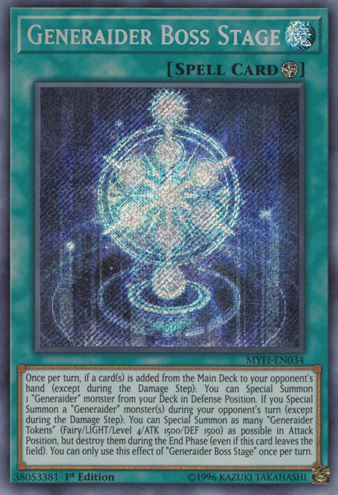 Generaider Boss Stage [MYFI-EN034] Secret Rare | L.A. Mood Comics and Games