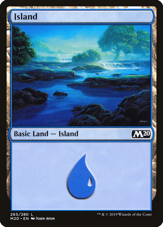 Island (265) [Core Set 2020] | L.A. Mood Comics and Games