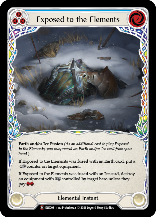 Exposed to the Elements [U-ELE093] (Tales of Aria Unlimited)  Unlimited Rainbow Foil | L.A. Mood Comics and Games