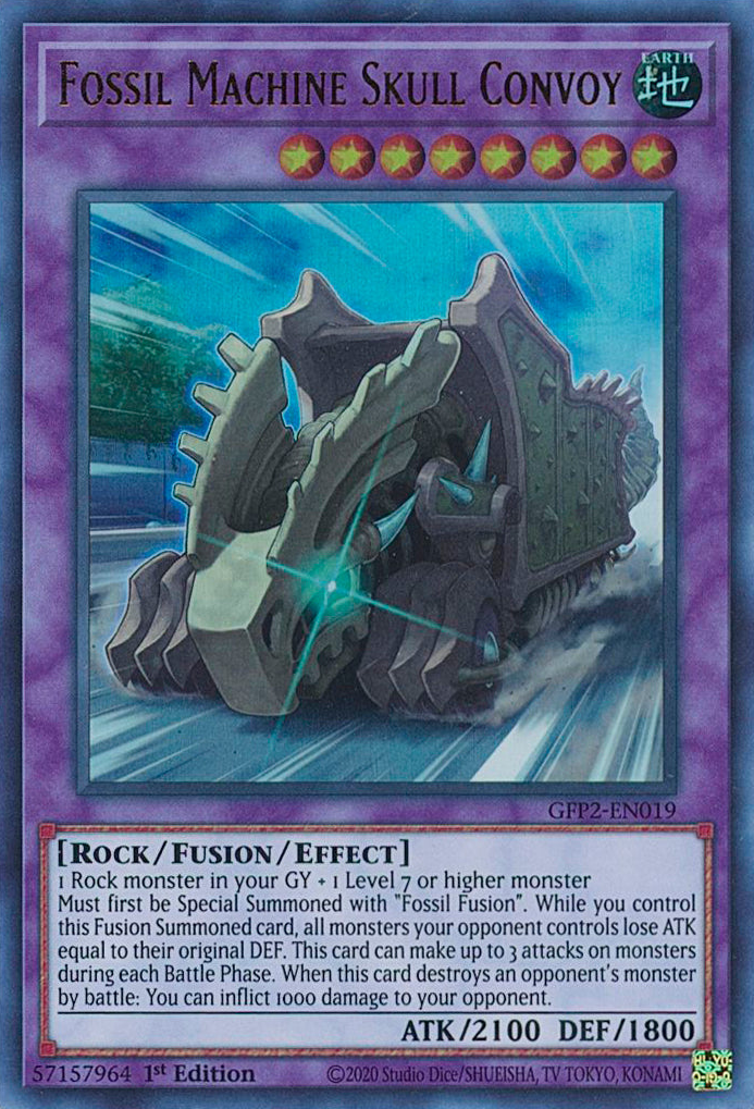Fossil Machine Skull Convoy [GFP2-EN019] Ultra Rare | L.A. Mood Comics and Games