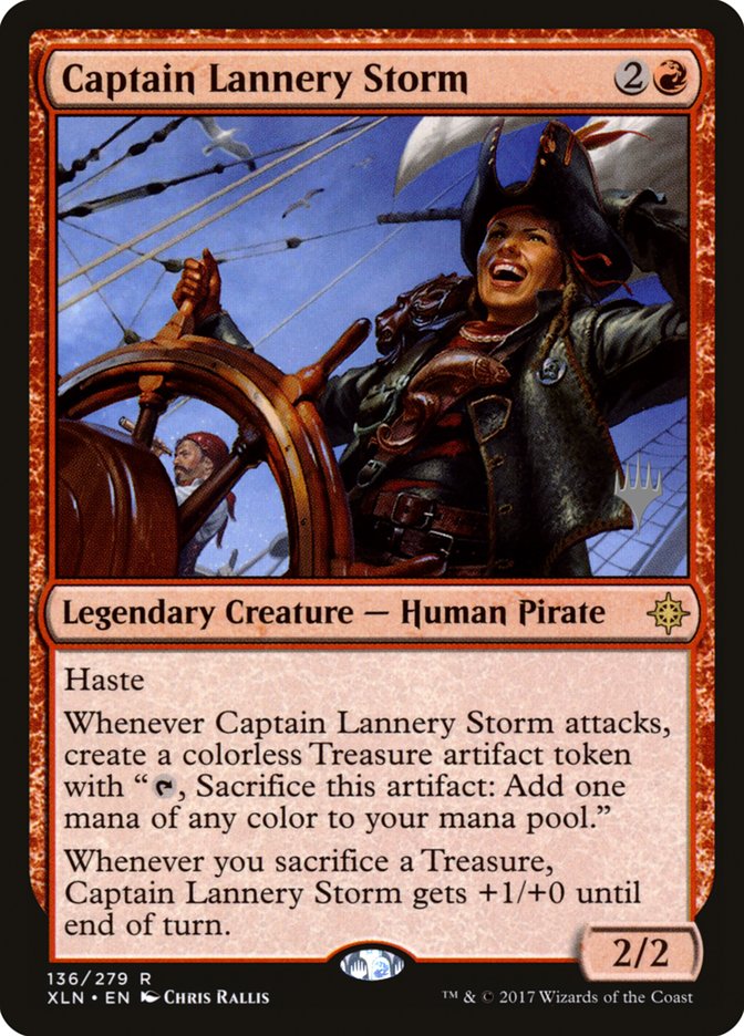 Captain Lannery Storm (Promo Pack) [Ixalan Promos] | L.A. Mood Comics and Games