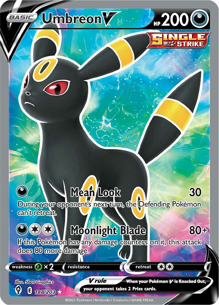 Umbreon V (188/203) [Sword & Shield: Evolving Skies] | L.A. Mood Comics and Games