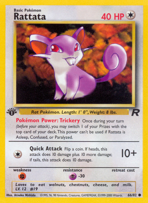 Rattata (66/82) [Team Rocket 1st Edition] | L.A. Mood Comics and Games