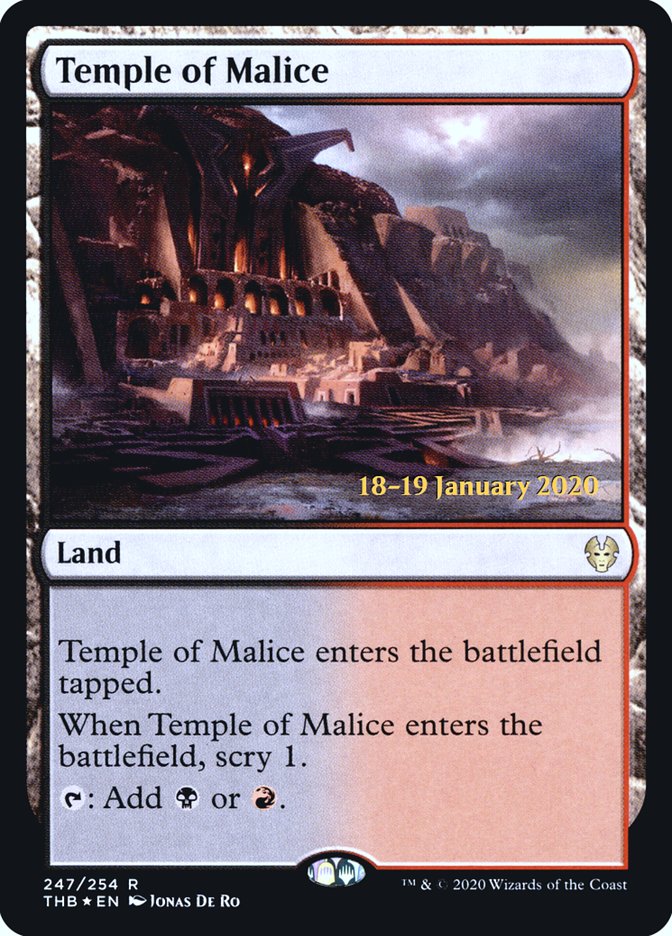 Temple of Malice [Theros Beyond Death Prerelease Promos] | L.A. Mood Comics and Games