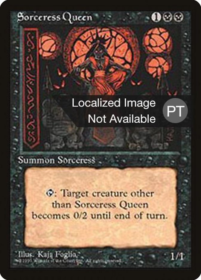 Sorceress Queen [Fourth Edition (Foreign Black Border)] | L.A. Mood Comics and Games