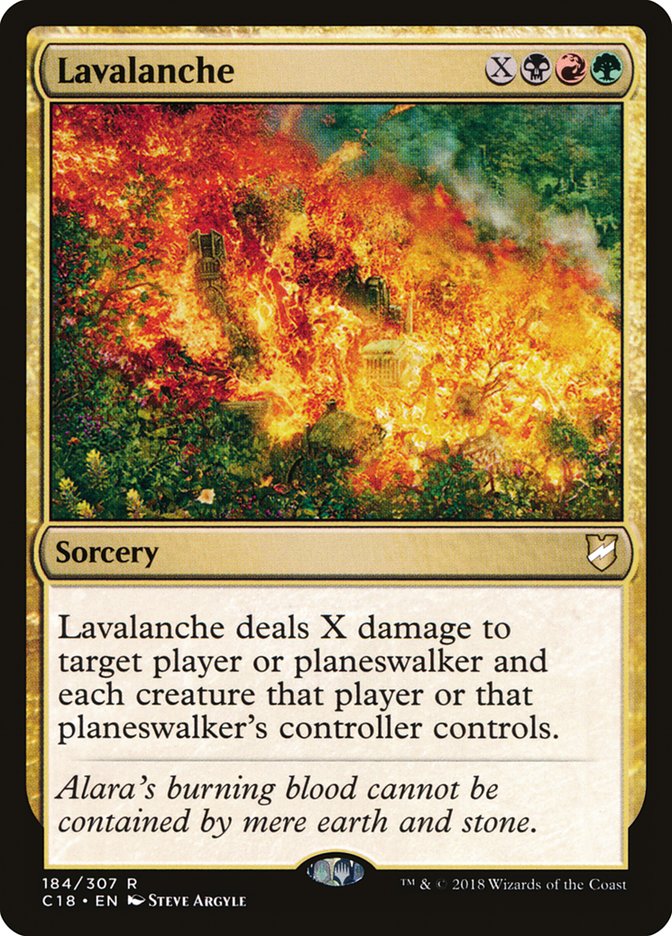 Lavalanche [Commander 2018] | L.A. Mood Comics and Games