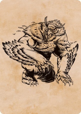Owlbear (Showcase) Art Card [Dungeons & Dragons: Adventures in the Forgotten Realms Art Series] | L.A. Mood Comics and Games
