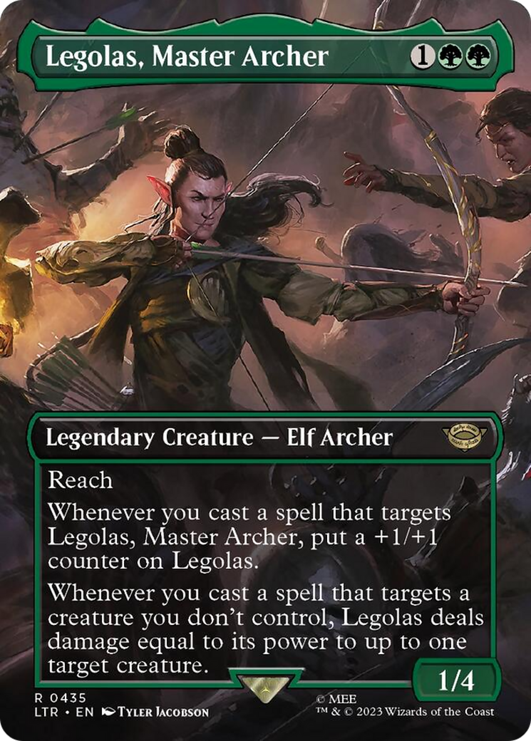 Legolas, Master Archer (Borderless Alternate Art) [The Lord of the Rings: Tales of Middle-Earth] | L.A. Mood Comics and Games