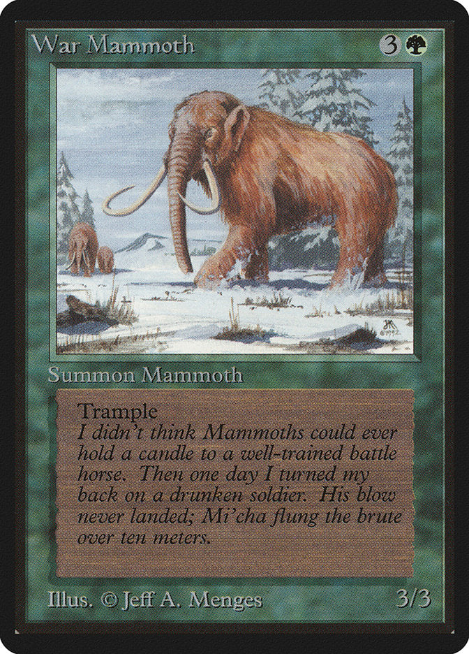 War Mammoth [Beta Edition] | L.A. Mood Comics and Games