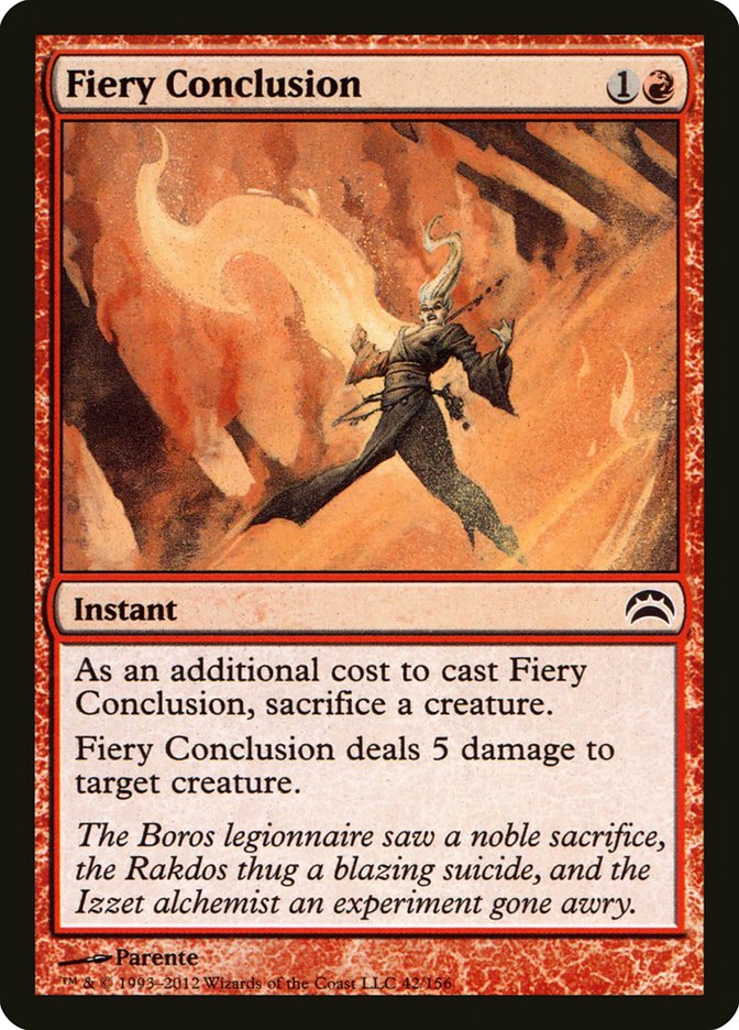 Fiery Conclusion [Planechase 2012] | L.A. Mood Comics and Games