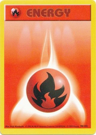Fire Energy (98/102) [Base Set Shadowless Unlimited] | L.A. Mood Comics and Games