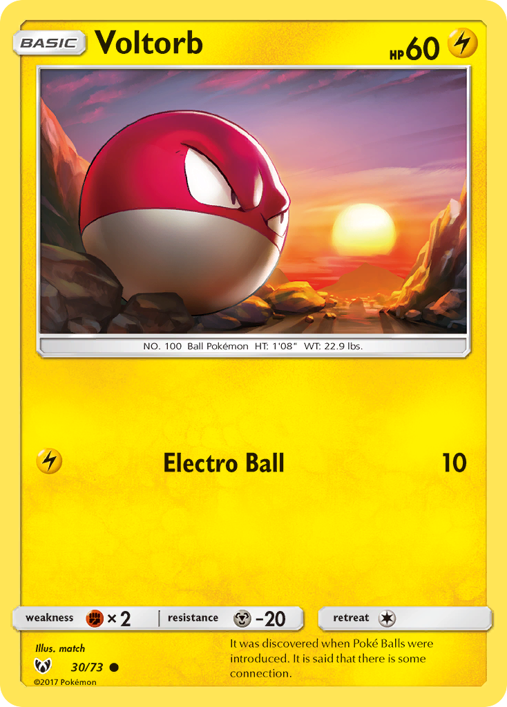 Voltorb (30/73) [Sun & Moon: Shining Legends] | L.A. Mood Comics and Games