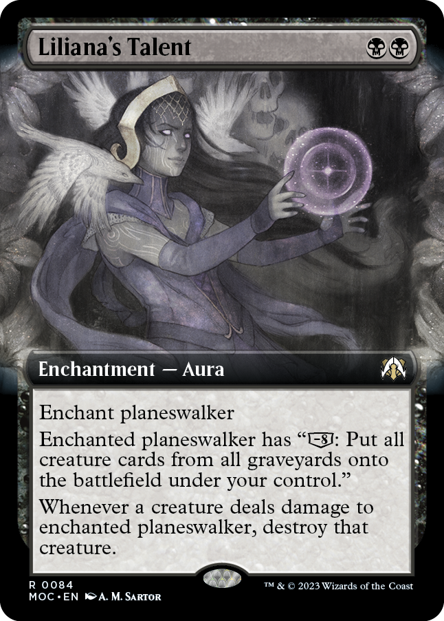 Liliana's Talent (Extended Art) [March of the Machine Commander] | L.A. Mood Comics and Games