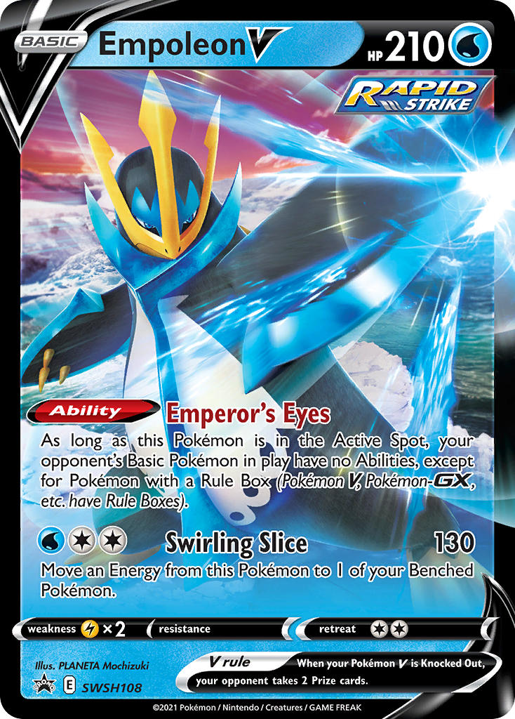 Empoleon V (SWSH108) [Sword & Shield: Black Star Promos] | L.A. Mood Comics and Games