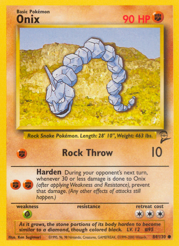 Onix (84/130) [Base Set 2] | L.A. Mood Comics and Games
