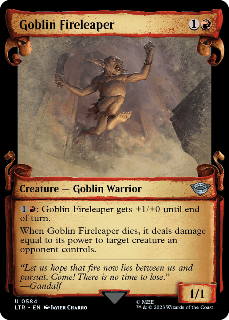 Goblin Fireleaper [The Lord of the Rings: Tales of Middle-Earth Showcase Scrolls] | L.A. Mood Comics and Games