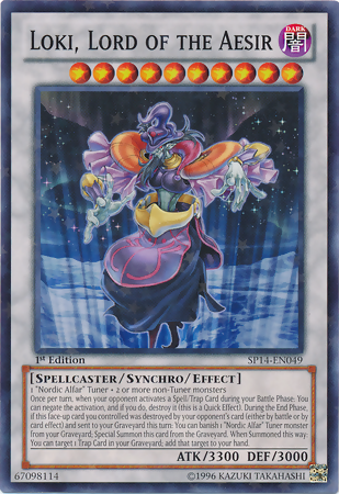 Loki, Lord of the Aesir [SP14-EN049] Starfoil Rare | L.A. Mood Comics and Games